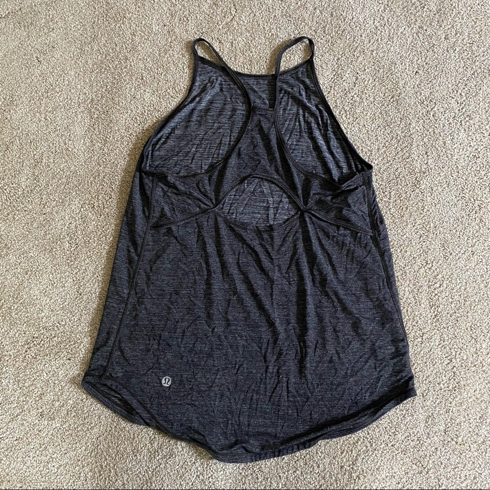 Lululemon gray heathered tank top
